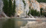 Confluence of the Smith River and Tenderfoot Creek in Montana
