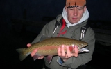 Early bird Paul Verboom with a male rainbow Oostvoorne Lake 05.33 AM