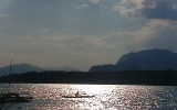 Sunset at Faaker lake, Austria